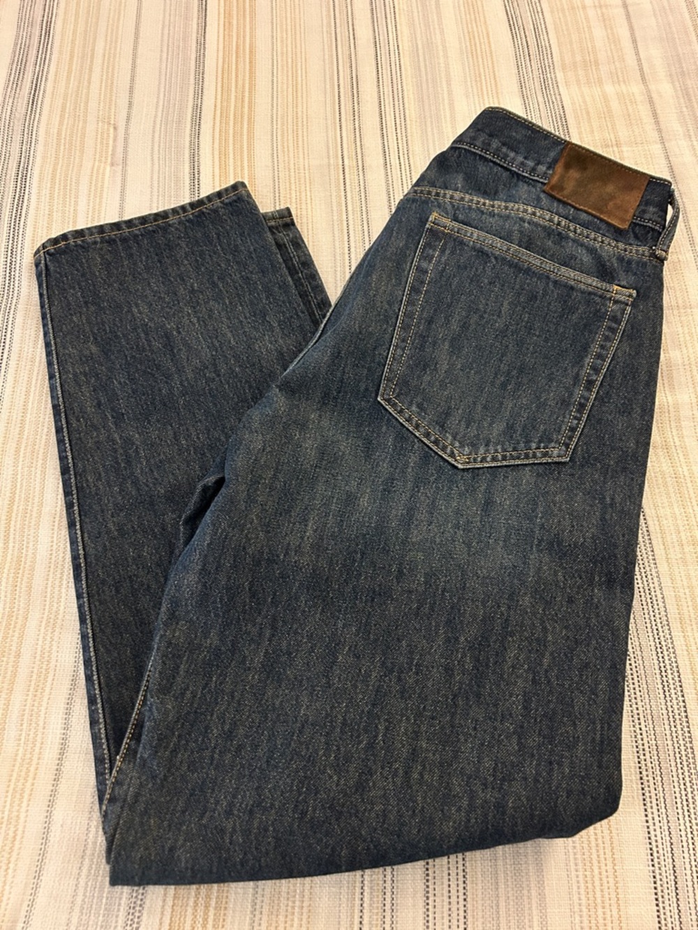 Banana Republic Men's Dark Wash Straight-Leg Jeans